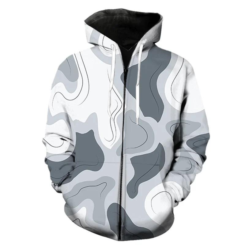 3D Colourful Letter Graffiti Print Hoodie Men's Sweatshirt Hooded Sweatshirt Fashion Pullover Hooded Sweatshirt