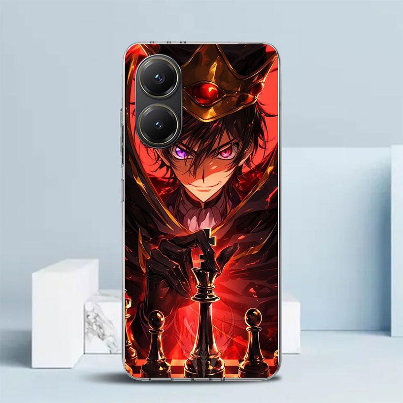 Code Geass Anime Phone Case For Xiaomi Poco F7 Ultra X5 X6 X7 Pro M7 Redmi 15C 15 13C 13 12C 12 10C 10 10A 9 9C 9A 9T Cover Poco