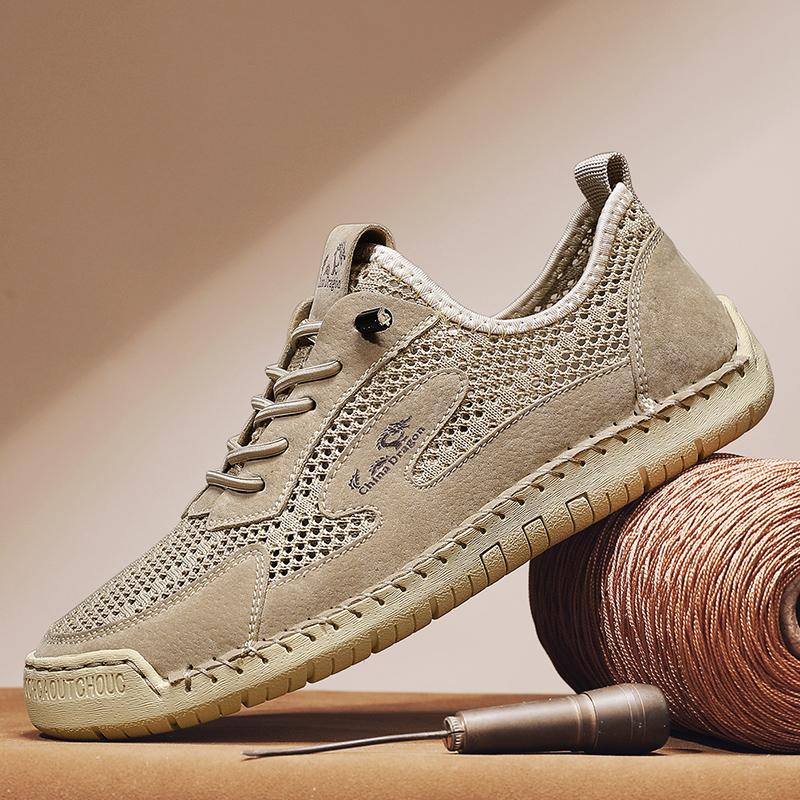 Men's Casual Shoes Mesh Breathable New Male Comfortable Outdoor Walking Shoes Classic Men Shoes Large Size Sneakers