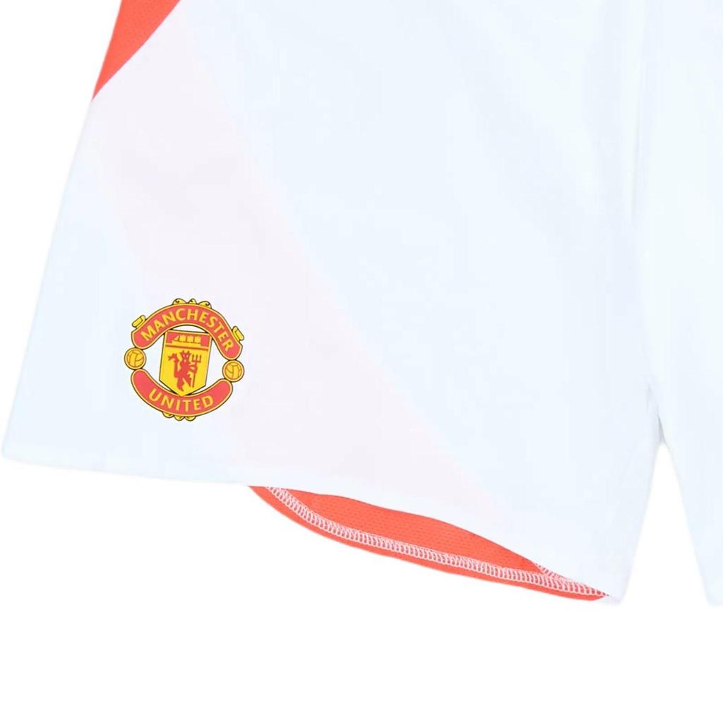adidas Manchester United 2024-25 Heim Markenlogo Abzeichen Fußballshorts Herrenshorts IU1399