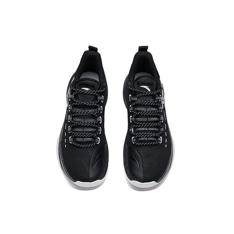 Anta Attack 3 Slip Resistant Abrasion Resistant High Top Basketball Shoes Men's Black 112131609-5