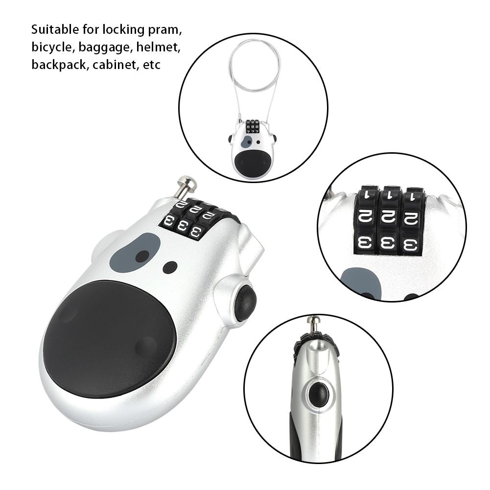 3 Digit Combination Pram Lock Pushchair Stroller Password Security d Lock