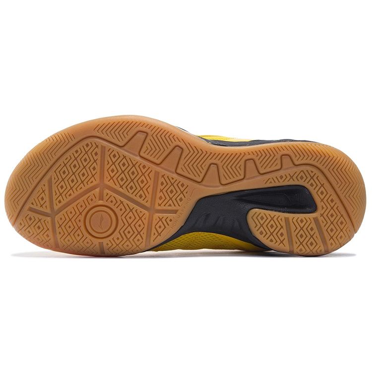 Li-Ning Durable Breathable Badminton Shoes Men Shoes Yellow AYTP065-12