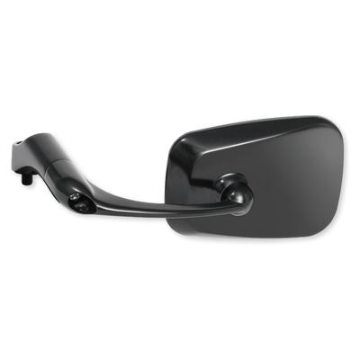 TANAX NAPOLEON Baren Motorcycle Mirror with 10mm and Thread Adjustable Rotating 1 Piece NA-011 T.T. Mirror, Black, Right-Hand Left-Hand Bolts, 8-Level