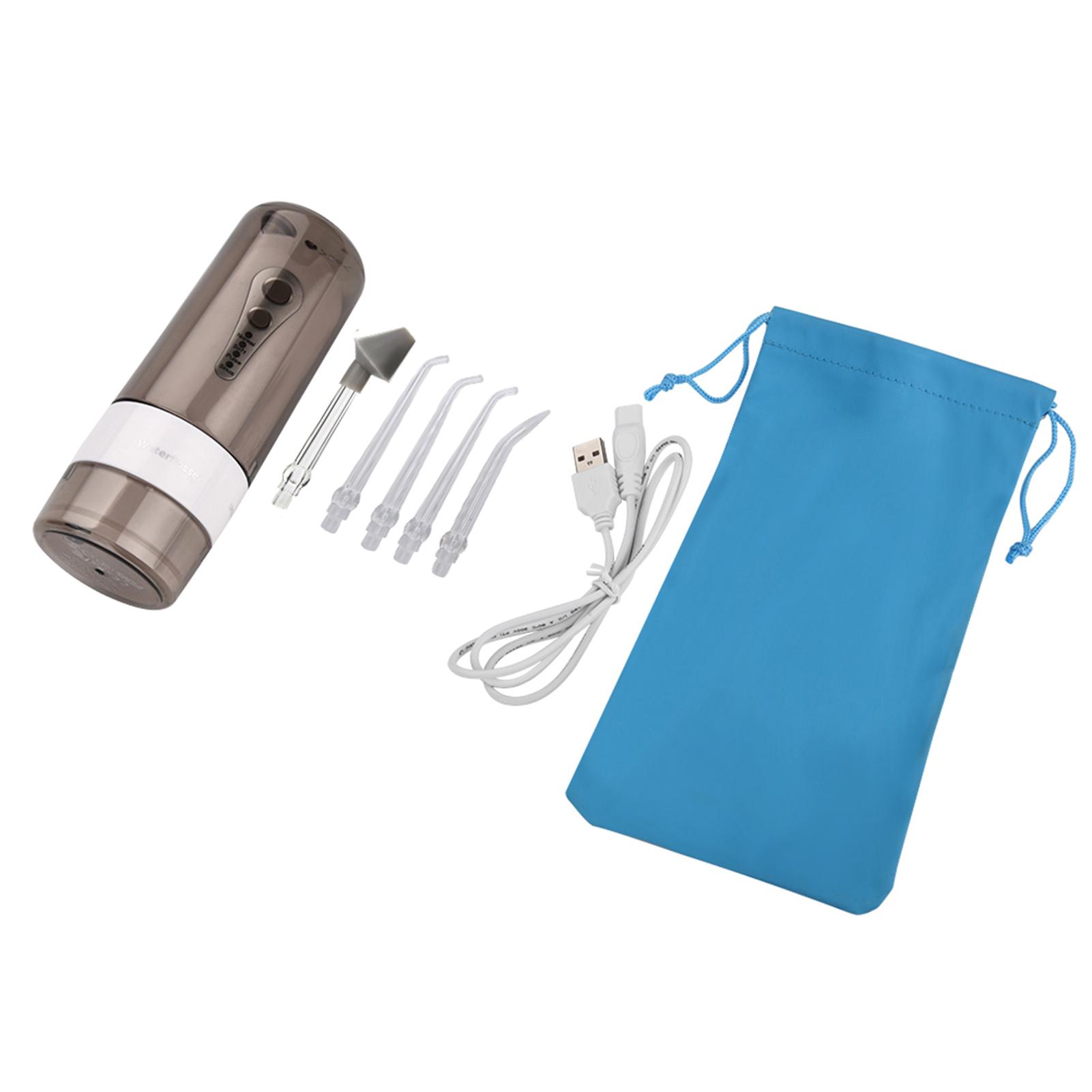Pulse Oral Irrigator Dental Flossing Teeth & Nose Clean Light Grey