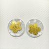 Pure Gold Lucky Cat Wealth Mobile Sticker: Attract Prosperity, Fortune & Success