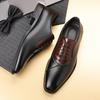 Men's Dress Shoes High Quality Casual Leather Shoe Luxury Party Wedding Shoes for Men Business Formal Shoe Lace-Up Oxford Shoes