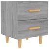 Nightstand Gray Sonoma 40x35x47.5 Cm