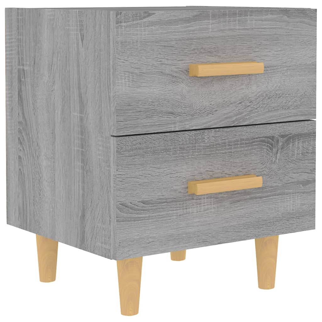 Nightstand Gray Sonoma 40x35x47.5 Cm
