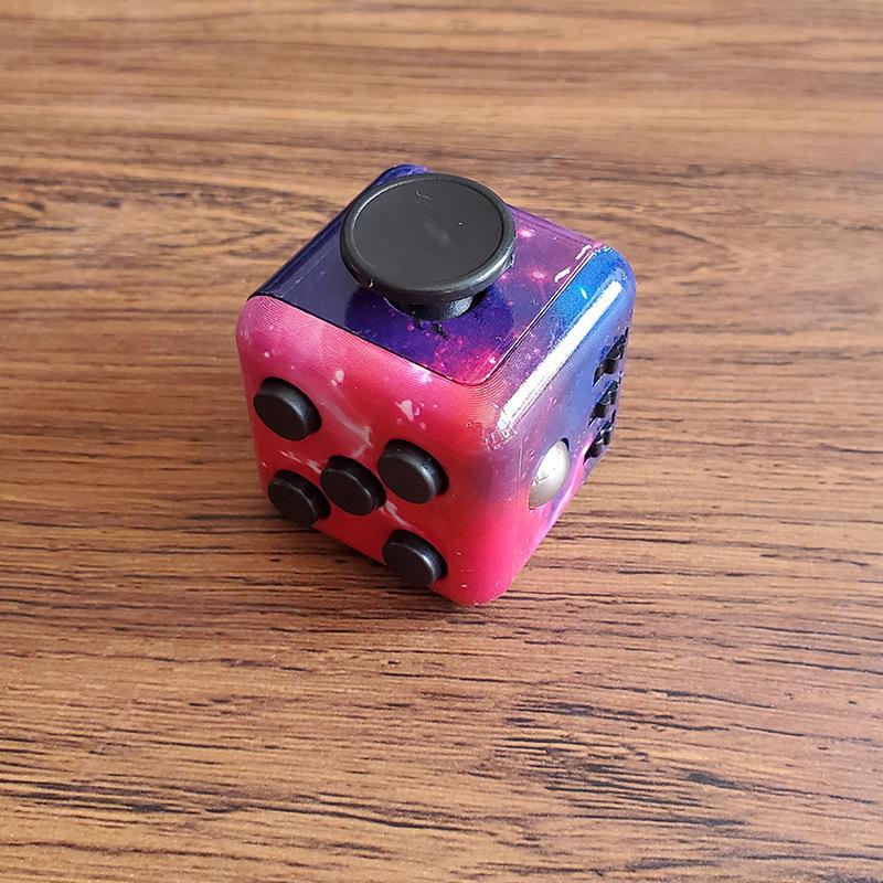 Adhd Autism Mini Decompression Anti Stress Relief Magic Finger Dice Fidget Cube Sensory Toys Kids Adults Decompression Vent Set
