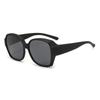 Fashion Round Sunglasses Portable Men Women Vintage Fishing Driving Eyewear Cover Over Myopia Prescription Glasses