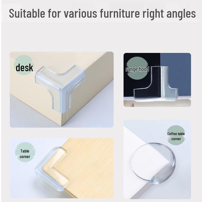 Transparent Silicone Anti-collision Corner Protector Stickers