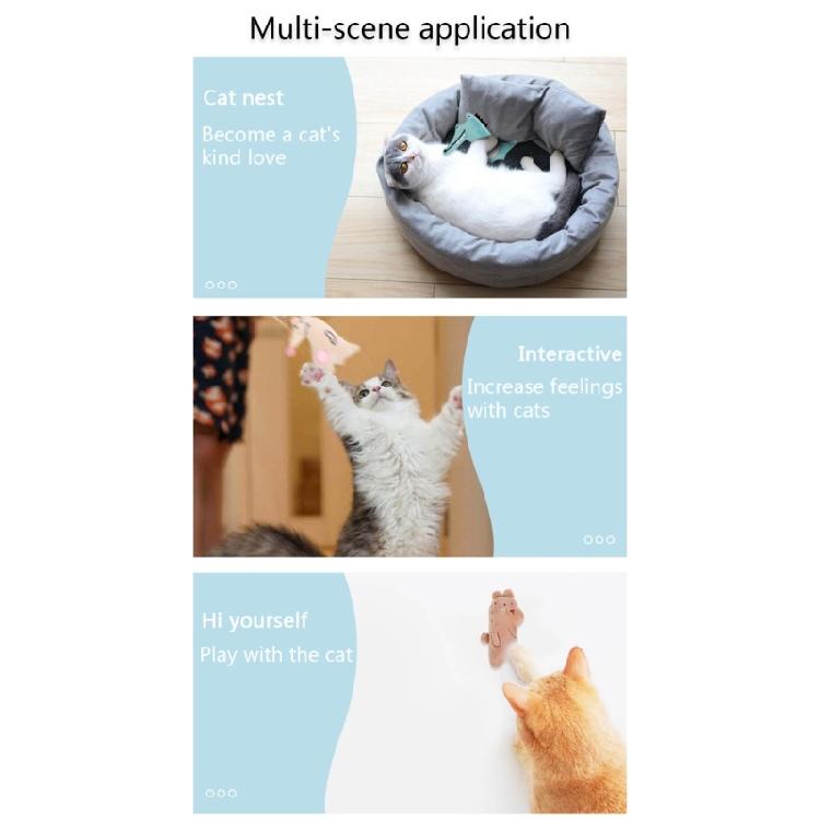Cats Plush Toy Interactive Filled Chew Toy for Cats Kitten Cute Chew Toy