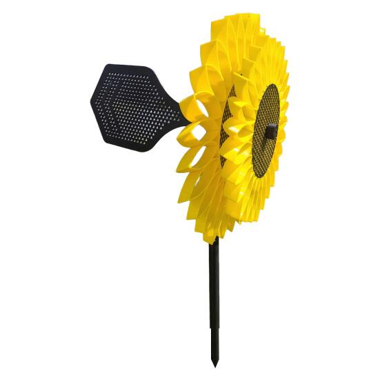 Sunflower Wind Spinner Garden Catcher Wind Stake Wind Driven S