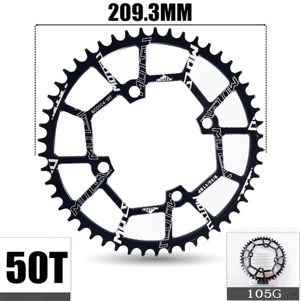 Chain 40T ~ 52BCD Road Bike Narrow Round Wheel Wide Sprocket Component Parts