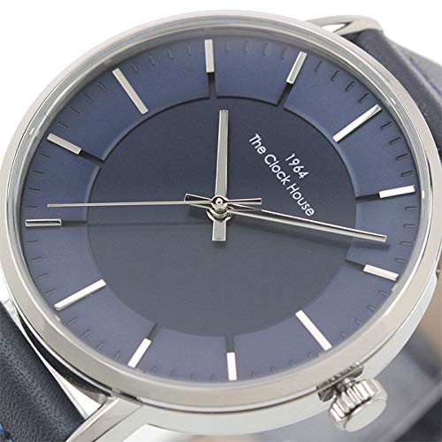 [The Clock House] Casual Simple Analog Waterproof Watch Stylish MCA5002-NV1B Men's Blue