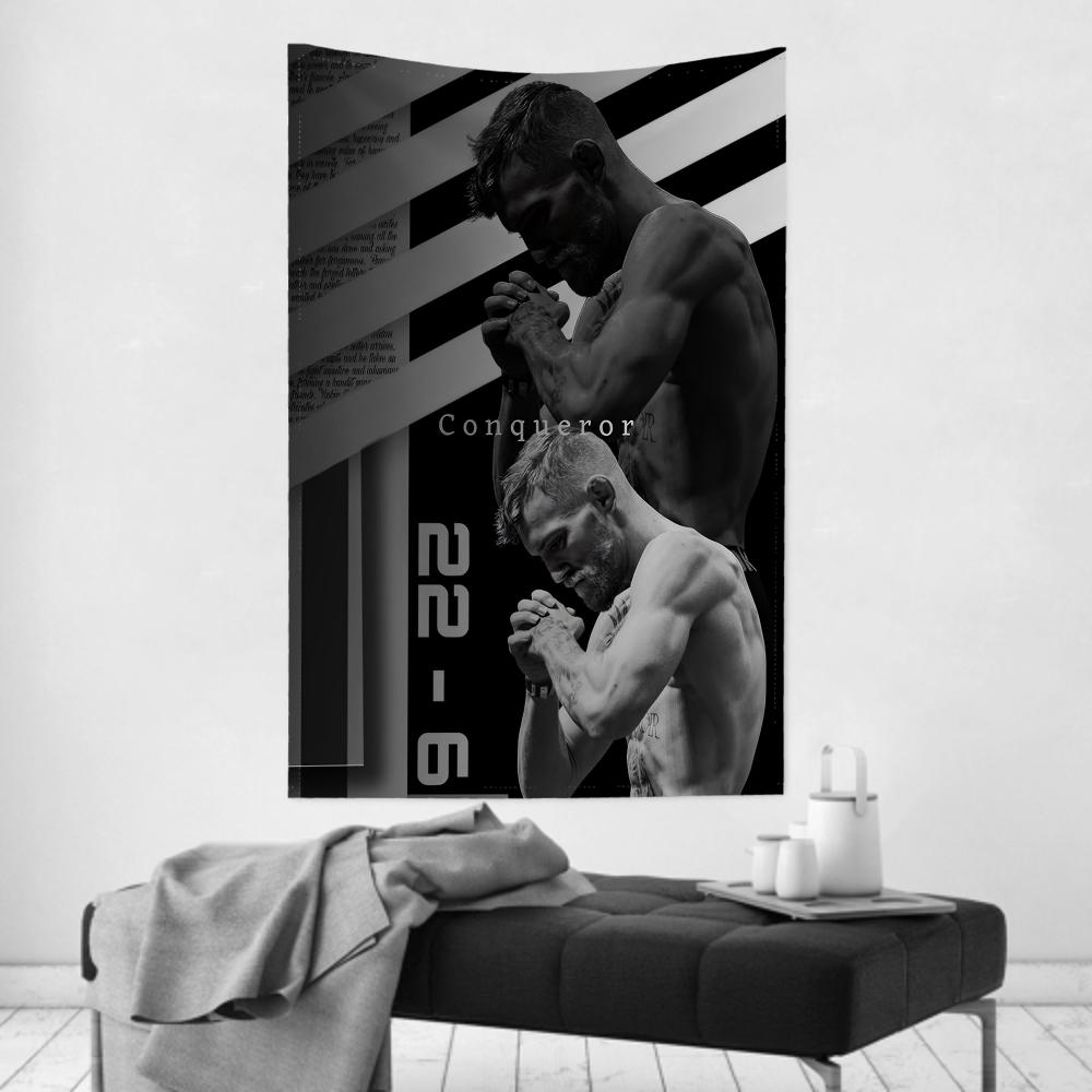 Conor Boxer Fighting MMcGregor Tapestry Room Decor Wall Cloth Party Hanging Background Room Decor Baby Room
