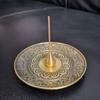 YXY 2 In 1 Metal Incense Burner Dragon and Phoenix Incense Sticks Holder Selectable Copper Gourd Coil Incense Base 10cm Ashtray