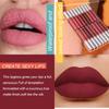 18 Clolors Velvet Matte Lipstick Lip Gloss Αδιάβροχο Lip Glaze Κραγιόν που δεν αφήνει μαρκάρισμα Κραγιόν μακράς διαρκείας και υψηλής χρωματισμού κραγιόν μακιγιάζ για γυναίκες
