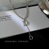 Light luxury niche design versatile collarbone chain sweater chain long female atmosphere high-end new popular necklace tide
