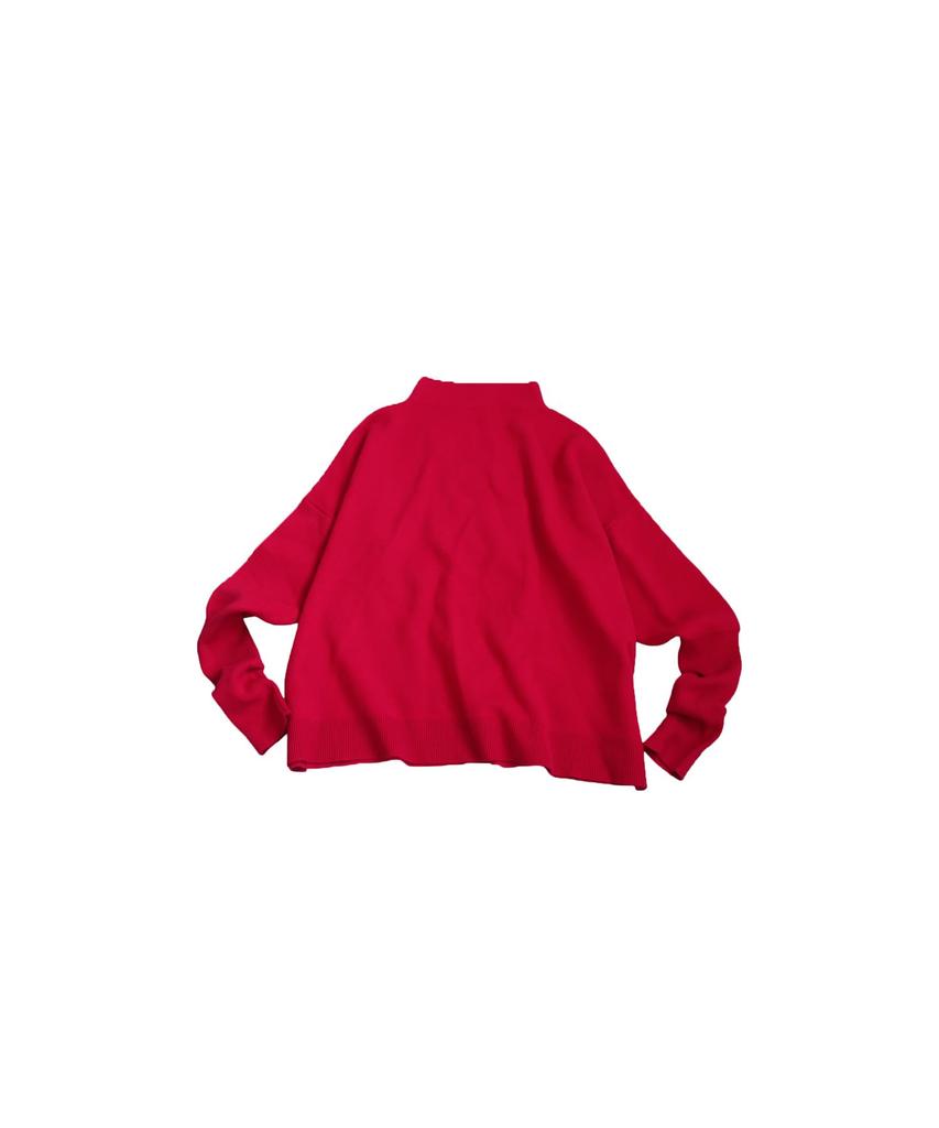 Antiqua Bottleneck Knit One Size Red Women's Top, NA-00496, 12,