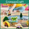 Wooden Electric Train Track Set Kids Building And Learning Play Creative