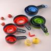 3Pcs/Set Kitchen Funnel 3Size Plastics Folding Funnel Kit Liquid Dispenser Powder Liquid Wide Mouth Jam Funnel Kitchen Tools
