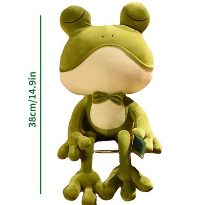 Soft Frog Plush Stuffed Animal Long-Leg Plush Frog Doll Cute Stuffed Frog Plushies Gift for Kids Plush Frog Decor Photo Prop
