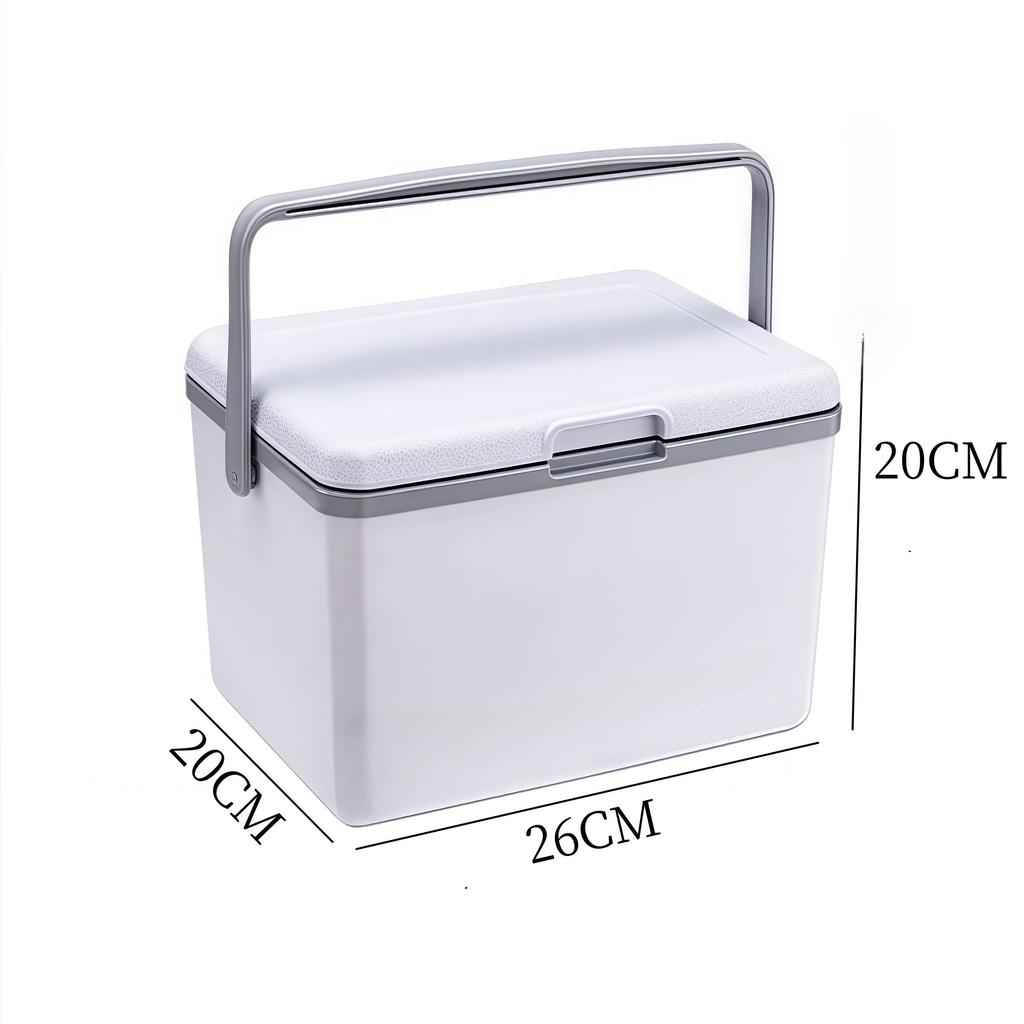HZT Cooler Box, 5L, Compact, Insulated, Ultra-Lightweight, Hard Cooler, Fishing Cooler, Easy To Clean, Perfect for Camping, Fishing, Sports Days,