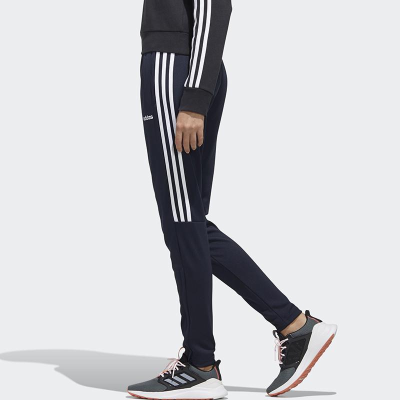 Adidas Sereno 19 Retro Sports Lace-Up Casual Tapered Pants Women Pants Legendary-Ink-Blue FL0168