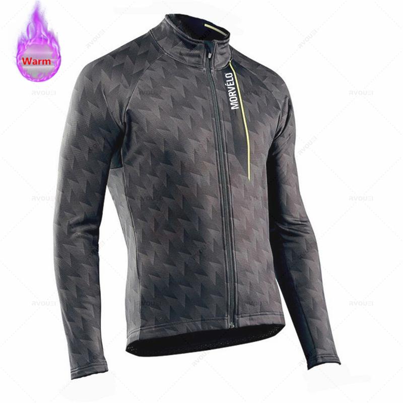 2026 Winter Velvet Warm Morvelo Cycling Jersey Sets Men Thermal Fleece Bicycle Clothing Road Bike Shirt MTB Uniform Ropa Ciclismo Warm Bib Pants