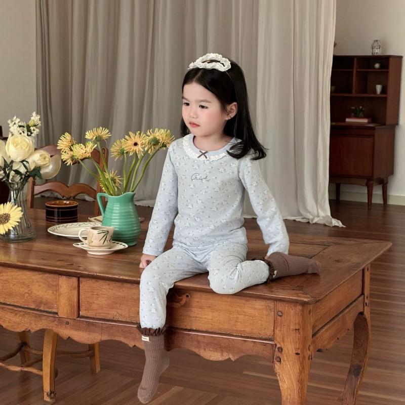 Kids Cotton Lycra Pajamas Set A Skin-friendly Long Sleeve Winter Homewear Boys Girls