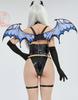 Beauty Costume Cosplay Anime Game Witch Queen Devil Devil Gothic Gothic Strap Lingerie Shows Belly Sexy Cute Top and Bottom Set Cute Costume Set Top