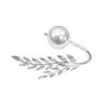 6Pcs Metal Napkin Rings Pearl Wheat Napkin Holder Fashion Napkin Buckle  for Wedding Birthday Party