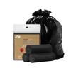 EJIE Extra Large Black Flat Top Garbage Bags