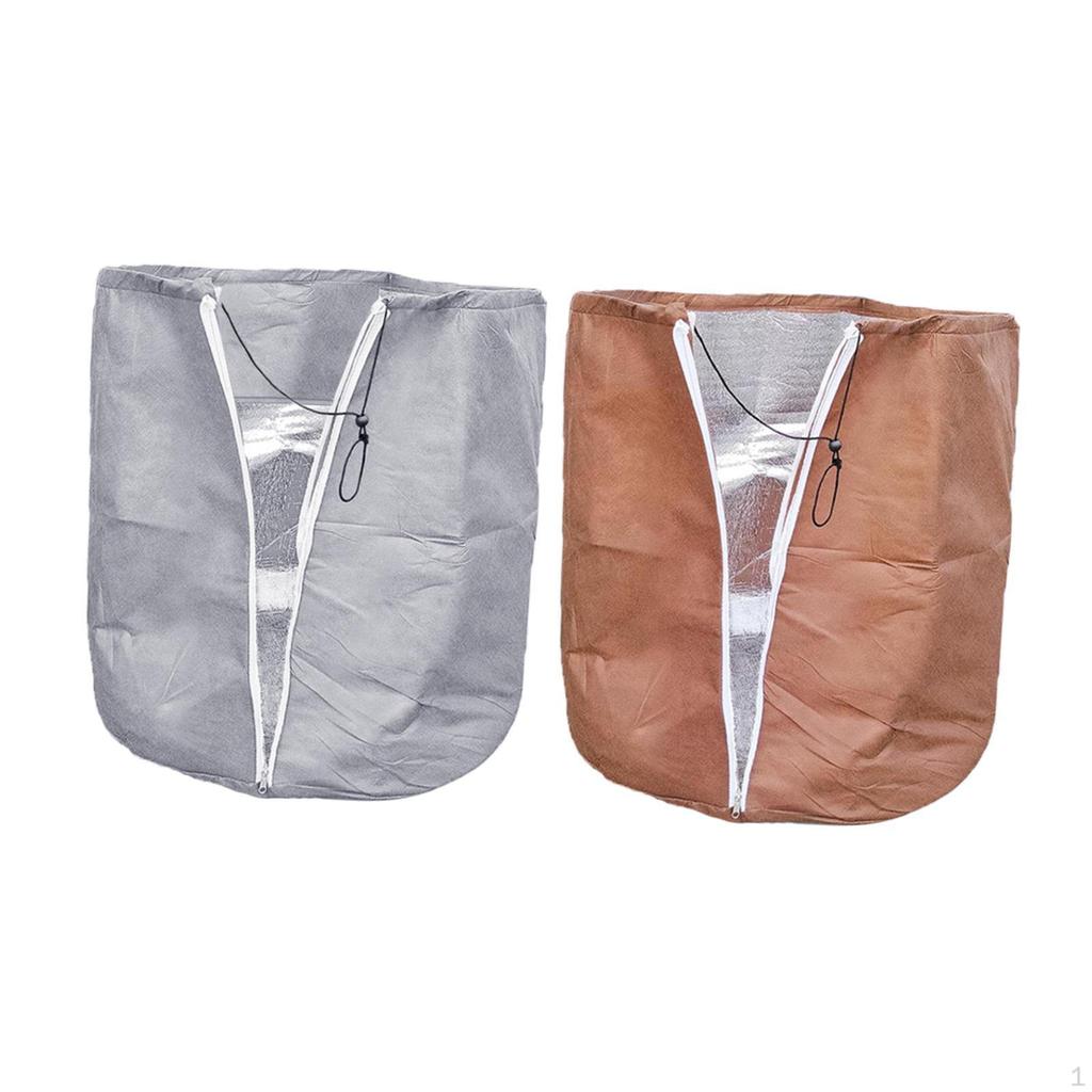 2Pcs Plant Pot Cover Frost Protection Bag