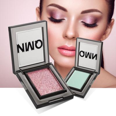 QMN Starry Night Single Color Highlighting Eyeshadow Powder Highlighting Pearlescent Color Developing Silky Lasting