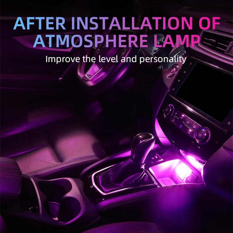 USB LED Interior Lights Mini Atmosphere Lamp Night Light Indoor Decorative Lights Car Ambient Lighting Strobe RGB Light Bulb