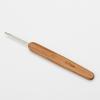 Carbonized Bamboo Handle Crochet Hook for DIY Knitting and Sweaters - Rounded Head