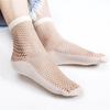 Women's Invisible Fishnet Socks: Summer Mesh Style with Thickened Soles, Non-Slip Design