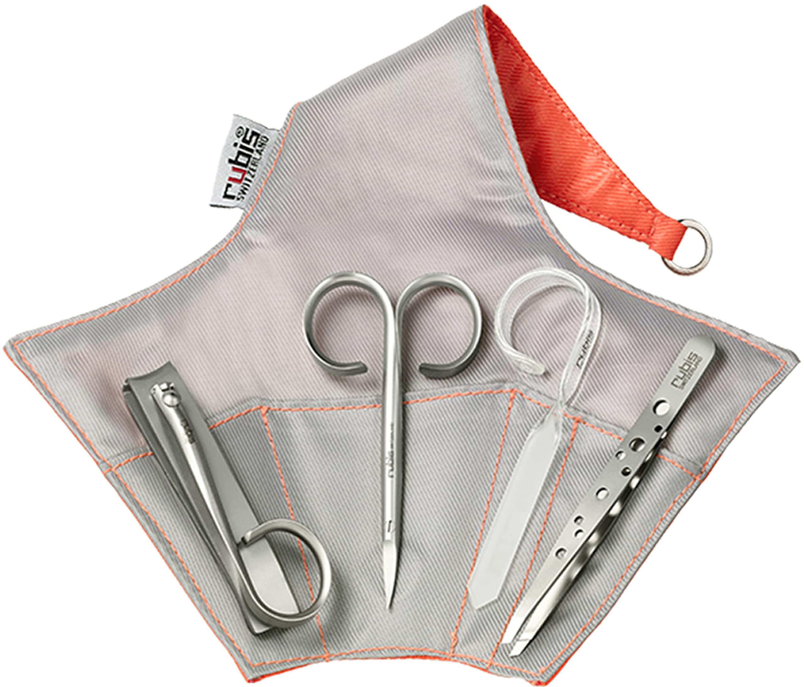

Rubis Travel Set Minuit Gray/Orange [набор из 4 предметов] [Авторизованный продукт] серебряный