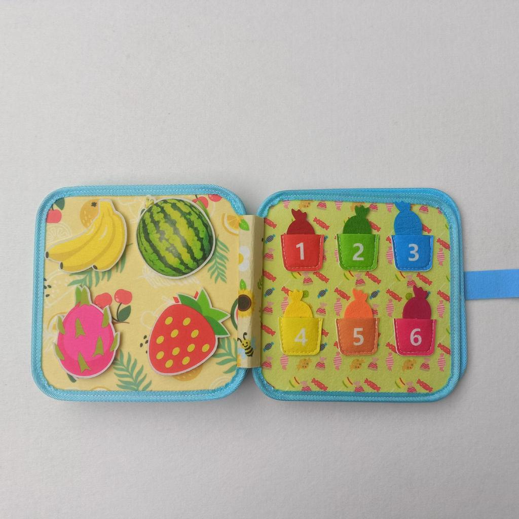 Animal Farm Felt Storybook: Baby's Busy Early Education Book
