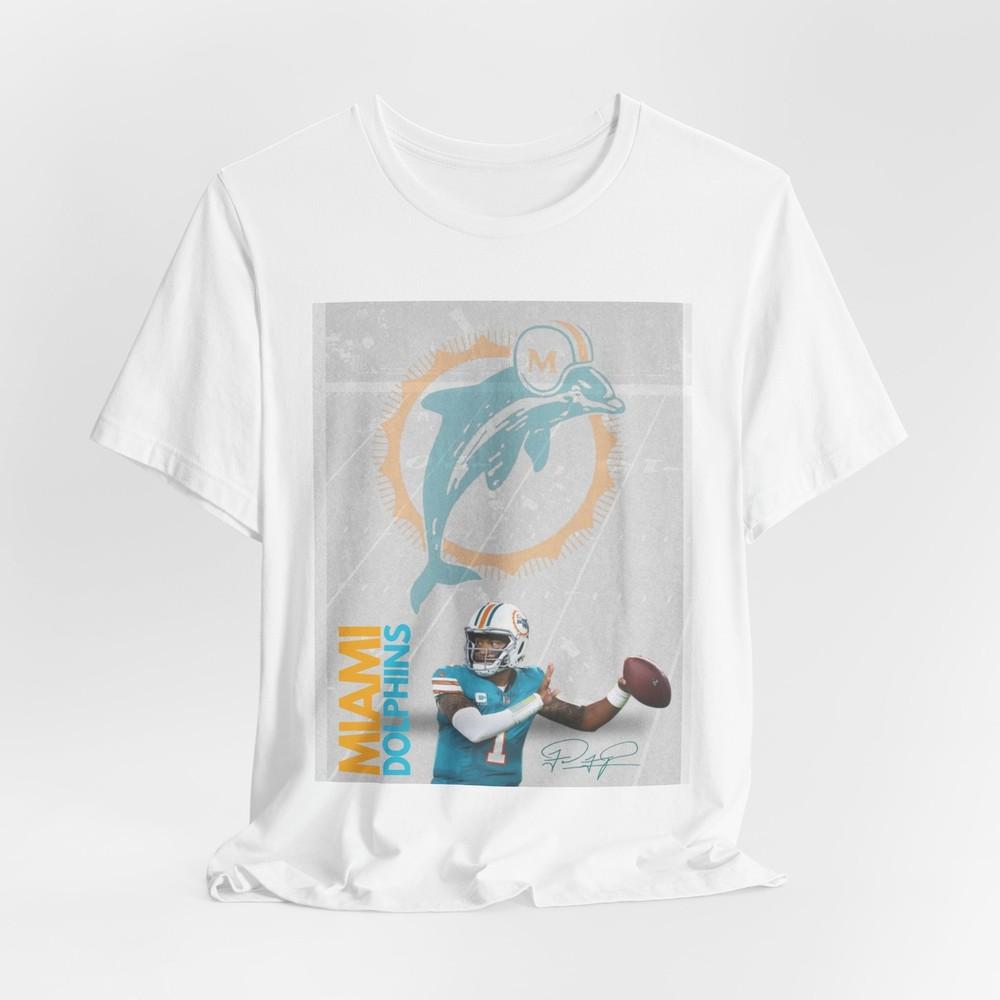 

Miami Dolphins Tua Tagovailoa Quarterback NFL T-Shirt Unisex T-Shirt XXXXL