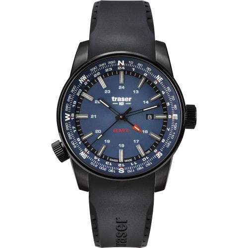 

Tracer P68 Pathfinder GMT Blue 109743 Men s Black Watch