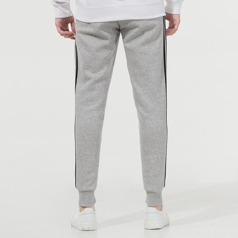Adidas Side Stripe Casual Long Pants Men Bottoms Grey GM1091
