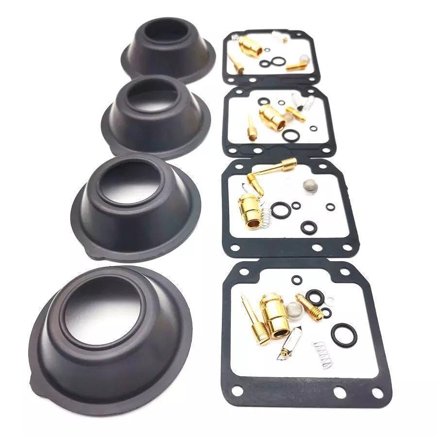Carburetor XJ550 Diaphragm Overhaul Kit Repair Kit with 1 Set Compatible Parts Deepa RibusuXJ400 Diaphragm, (4 Cylinders), [Used]