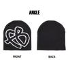 FUBU FB Logo Big Beanie Knit Hat Fam-52900