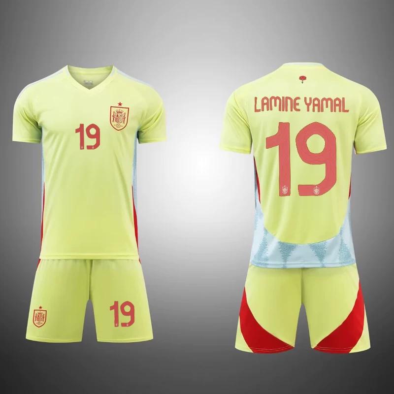 2024 Spain Football Jerseys Yellow #19 16