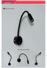 Flexible LED Spotlight: 1W/3W Wall Lamp for Clothing Store, Entrance, Painting, or Bedside Use