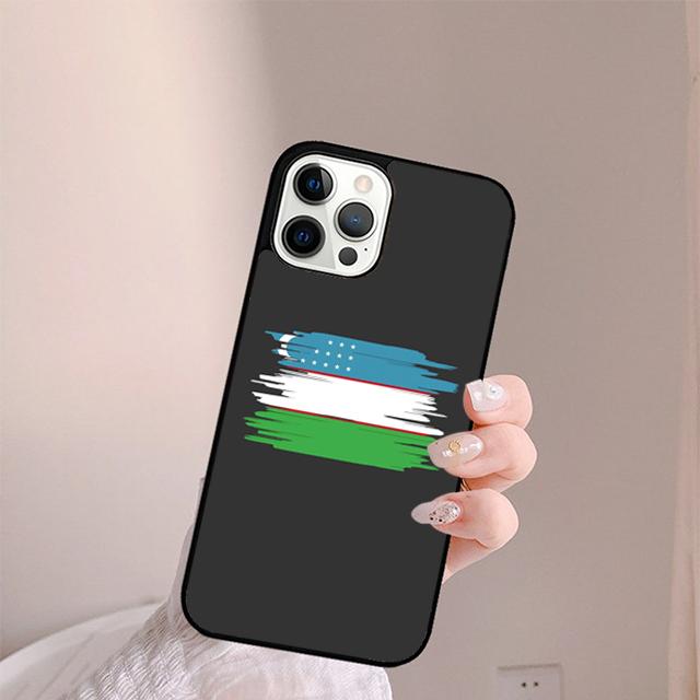 

Чехол для телефона с флагом Узбекистана для Apple iPhone 17 Air Pro Max Plus Coque для iPhone 17 Air 14 15 16 13 12 Max Cover iPhone 14